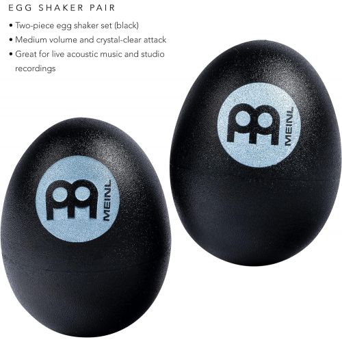  [아마존베스트]Meinl Percussion ES2-BK Egg Shaker (Pair), Black