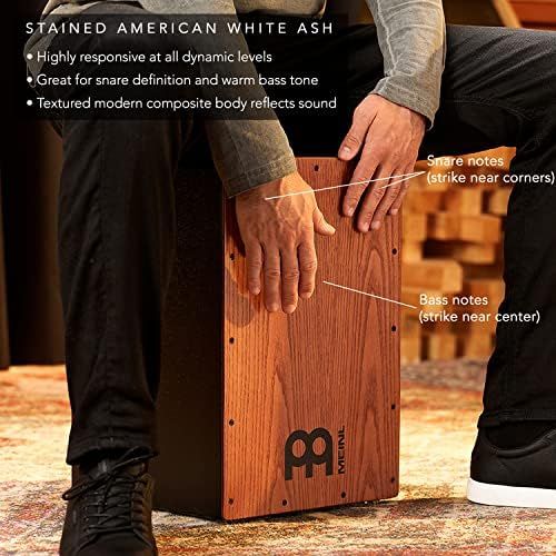  [아마존베스트]Meinl Percussion Meinl American Cajon - Black/White Ash