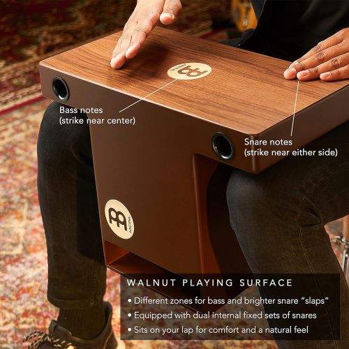  [아마존베스트]Meinl Percussion Meinl TOPCAJ2WN Turbo Slap-Top Cajon - Walnut