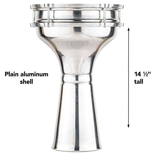  [아마존베스트]Meinl Percussion Meinl HE-104 8x14 1/2 inch Plain Aluminum Darbuka