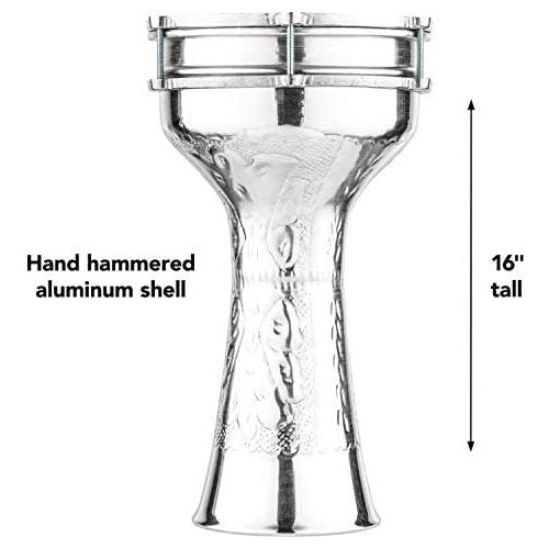  [아마존베스트]Meinl Percussion Meinl 8 1/4 inch Hand-Hammered Aluminum Jingle Darbuka