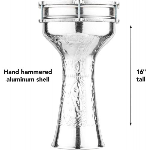  [아마존베스트]Meinl Percussion Meinl 8 1/4 inch Hand-Hammered Aluminum Jingle Darbuka