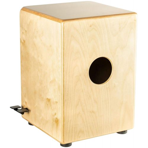  Meinl Percussion Ebony Bass Cajon with Snare Pedal (JBC6EY)