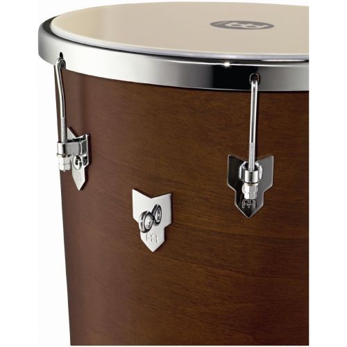  Meinl Percussion TIM1428AB-M Wood Timba with 14-Inch Synthetic Head, African Brown, 28-Inch Tall