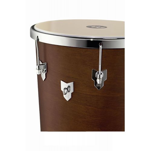  Meinl Percussion TIM1435AB-M Wood Timba with 14-Inch Synthetic Head, African Brown, 35-Inch Tall