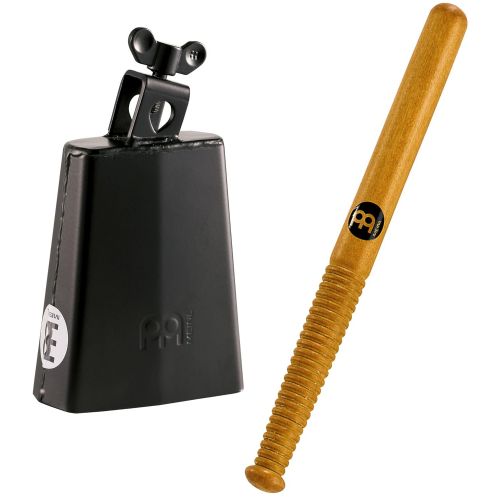  Meinl Percussion Essential Percussion Pack with Tambourine, Cowbell with Beater, Cabasa, Clave Pair and Free Shaker (ES-PERC