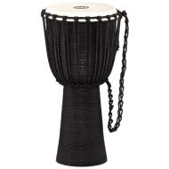 Meinl Percussion HDJ3-L Black River Series Headliner Rope Tuned Djembe, Large: 12-Inch Diameter