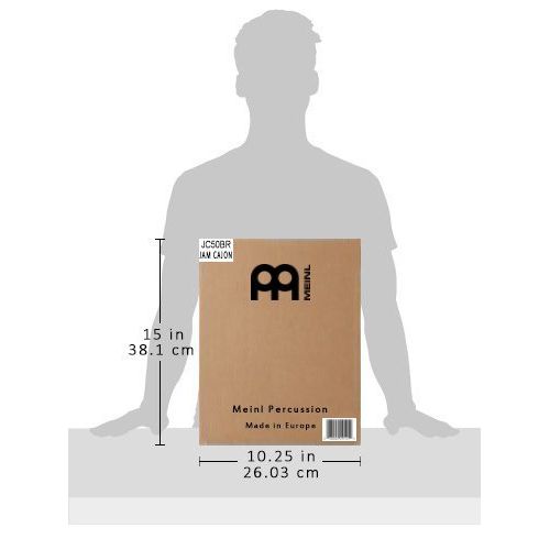  Meinl Percussion JC50BR Birch Wood Compact Jam Cajon with Internal Snares, Brown