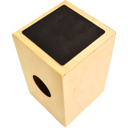  Meinl Percussion Meinl Cajon Box Drum with Internal Metal Strings for Adjustable Snare Effect  NOT MADE IN CHINA - Hardwood Full Size with Makah Burl Frontplate, 2-YEAR WARRANTY (CAJ3MB-M)