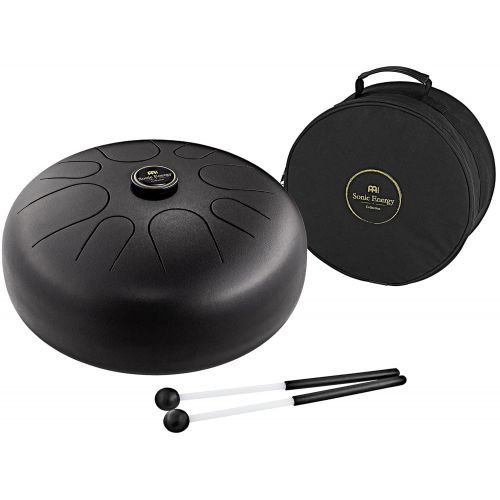  Meinl Sonic Energy Professional Large Harmonic Steel Slit Tongue Handpan Drum with Carrying Bag and Rubber Mallets  NOT MADE IN CHINA  Perfect for Sound Healing, Meditation, or Yoga, 2-YEAR WARRANT