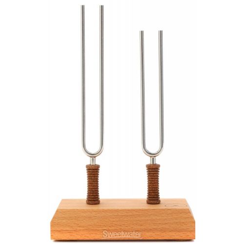  Meinl Sonic Energy Planetary Tuning Fork 2-piece Set with Holder - Synodic Day (194.18Hz) and Earth (136.10Hz)