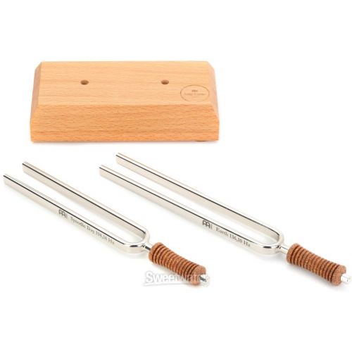  Meinl Sonic Energy Planetary Tuning Fork 2-piece Set with Holder - Synodic Day (194.18Hz) and Earth (136.10Hz)