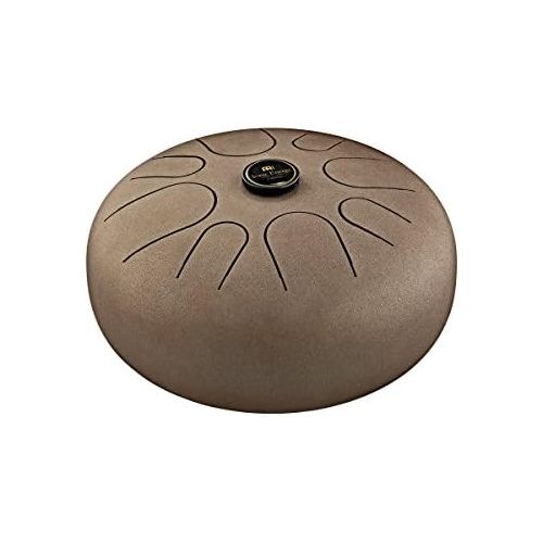  Meinl Professional Harmonic Steel Slit Handpan Made in China  Perfect for Sound Healing, Meditation, or Yoga, 2-Year Warranty, Tongue Drum, A-Minor Scale (Vintage Brown) (STD1VB)