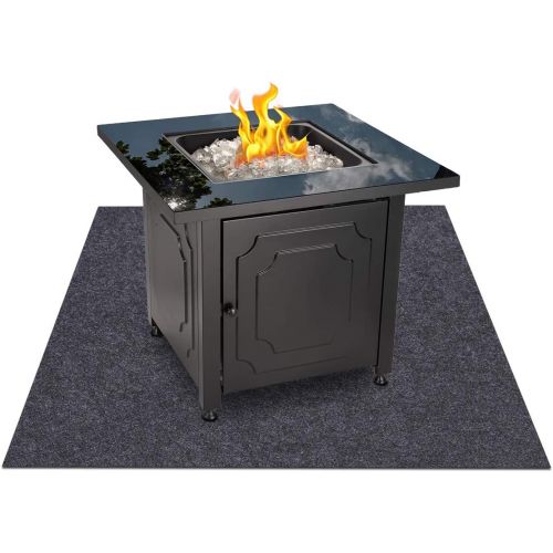  Meitola Fire Pit Mat?Stove Fire mat，Retardant Heat Resistant，Ember Mat and Grill mat，Absorbent Material， Protect Your Deck, Terrace, Lawn or Campground from Embers，Waterproof Backing，Washa