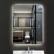Meiye MEIYE Smart led Bathroom Mirror,Touch Frameless HD Anti-Fog Waterproof Bathroom Mirror Wall-Mounted LED Touch Switch Vertical (50cm70cm)(White Light)