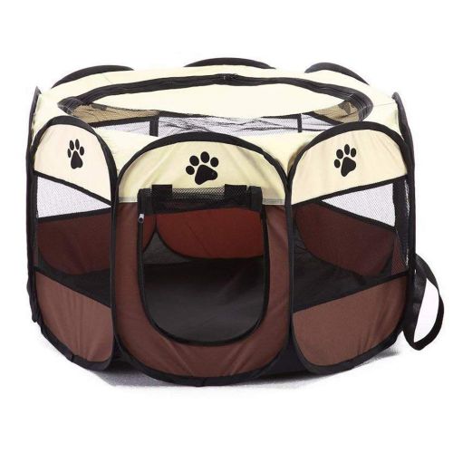  Meiying Pet Dog Cat Playpen Cage Crate - Portable Folding Exercise Kennel - Indoor & Outdoor use