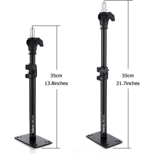  Meking Selens Photography Studio Wall Mount, Camera Wall Ceiling Mount Boom Arm Up to 22 for Photo Video Monolights, Umbrellas, Reflectors, Overhead with 3/8 1/4 Thread