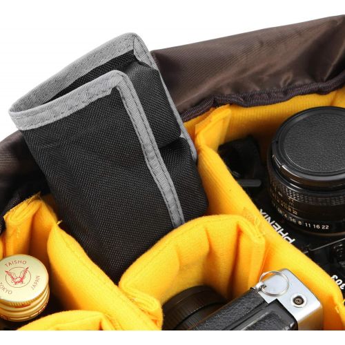  Meking 2 Pcs DSLR Battery Case Holder Storage Bag (4 Pocket) for AA/AAA Battery and LP-E6 LP-E8 LP-E10 LP-E12, EN-EL14 EN-EL15, NP-FW50 NP-F550 NP-FM500H (Gray)