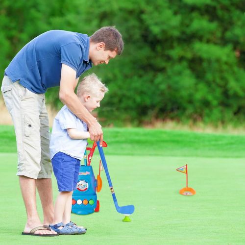 [아마존베스트]Meland Kids Golf Club Set - Toddler Golf Ball Game Play Set Sports Toys Gift for Boys Girls 2 3 4 5 6 Year Old