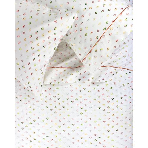  Melange Home 400TC Diamond Cotton Sheet Set Queen, Rainbow