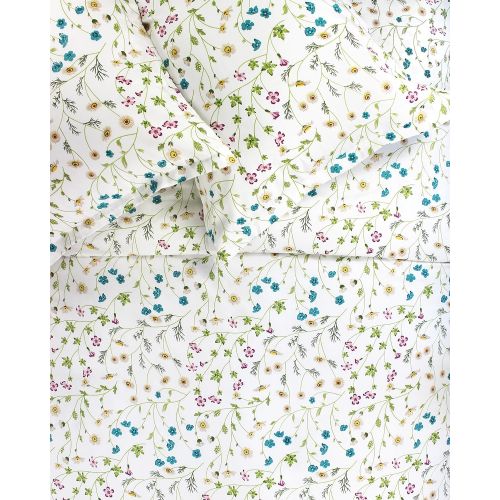  Melange Home 400TC Series Wildflower Duvet Set, Twin, Multi