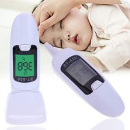 Mele & Co. 1 Pcs LCD Digital Infrared Baby Ear Thermometer Non-Contact Ear & Forehead Body Temperature Baby Adult Medical Fever Thermometer