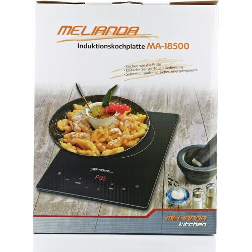  [아마존베스트]Melianda MA-18500 2000 Watt Induction Hob Touch Sensors LED Display Glass Ceramic