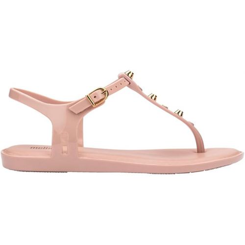  Melissa Solar Stud Jelly Sandals for Women- Women's Jelly Shoes with Metallic Studs, T-Strap Women's Sandals, Women's Fashion