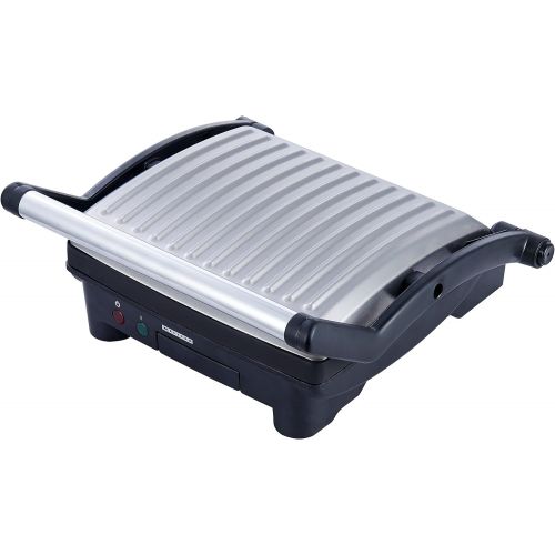  MELISSA 3in1 Panini Maker, Kontakt-Grill, Sandwich Toaster Edelstahl Tischgrill mit Antihaftbeschichtung 1500 Watt