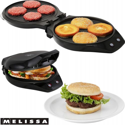  Melissa 3in 1PIZZA MAKER Contact Grill Panini Burger Maker 1200Watts