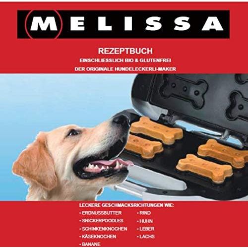  Melissa 16310189 Hunde-Kekse Maker Leckerli mit tollen Rezepten fuer Hundekuchen