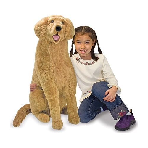  Melissa & Doug Giant Golden Retriever - Lifelike Stuffed Animal Dog (over 2 feet tall)