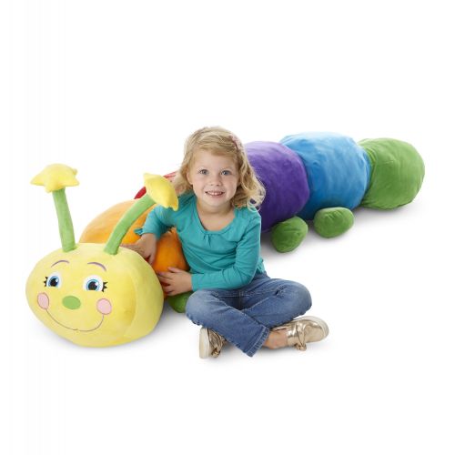  Melissa & Doug Plush Jumbo Caterpillar Stuffed Animal (63W x 18H x 17D in)