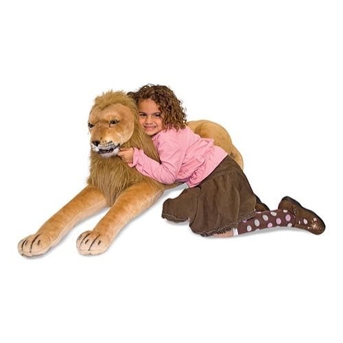  Melissa & Doug Giant Lion - Lifelike Stuffed Animal (over 6 feet long)