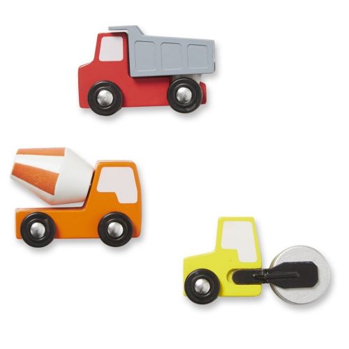  Melissa & Doug Round The Site Construction Truck Rug