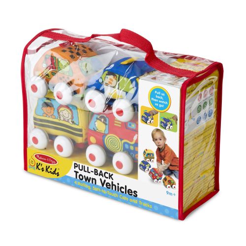  Melissa & Doug Melissa and Doug Pull-Back Vehicles Baby and Toddler Toy