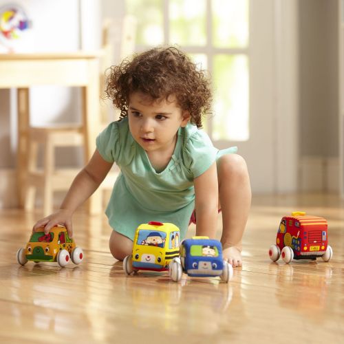  Melissa & Doug Melissa and Doug Pull-Back Vehicles Baby and Toddler Toy