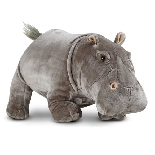  Melissa & Doug Hippopotamus Lifelike Stuffed Animal