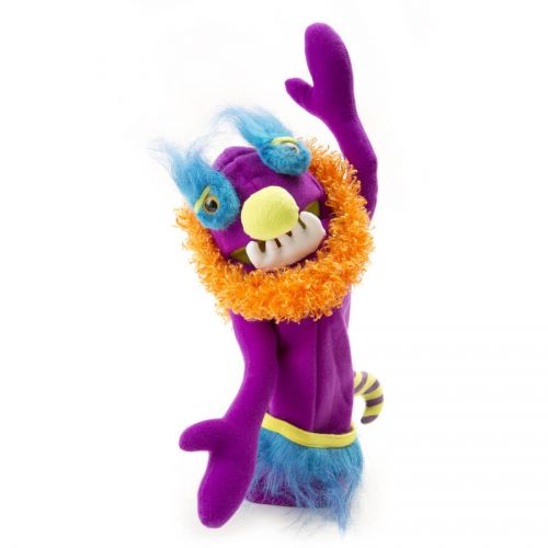  Melissa & Doug Make-Your-Own Fuzzy Monster Puppet Kit With Carrying Case (30 pcs)