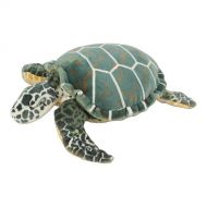 Melissa & Doug Sea Turtle Giant Stuffed Animal (Wildlife, Soft Polyester Fabric, Beautiful Sea Turtle Markings, 24″ H × 22″ W × 7.9″ L)