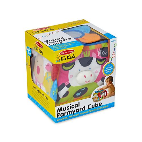  Melissa & Doug Musical Farmyard Cube - Ages 6 Months+