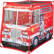 Melissa & Doug Fire Truck Play Tent Role Play Firefighter Tent, Fire Truck Tent for Kids Ages 3+