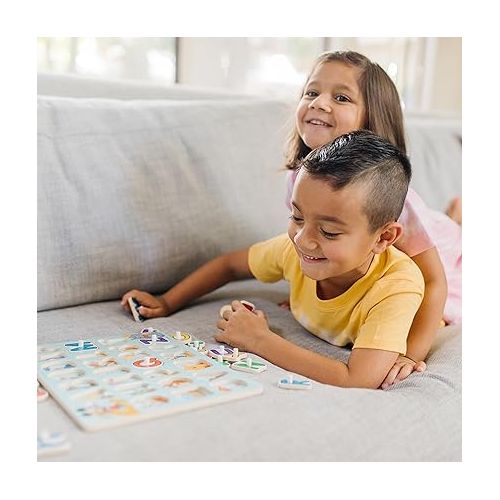  Melissa & Doug Disney Wooden Peg Puzzles Set: Letters, Numbers, and Shapes and Colors - Letters And Number Puzzles, Disney Puzzles, Wooden Puzzles For Toddlers And Kids Ages 3+, Multicolor
