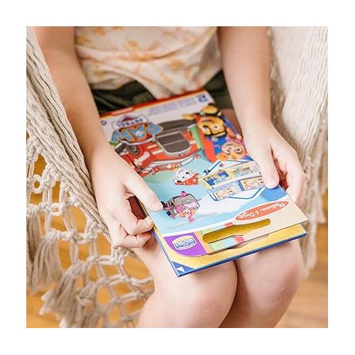  Melissa & Doug PAW Patrol Take-Along Magnetic Jigsaw Puzzles (2 15-Piece Puzzles) - FSC Certified