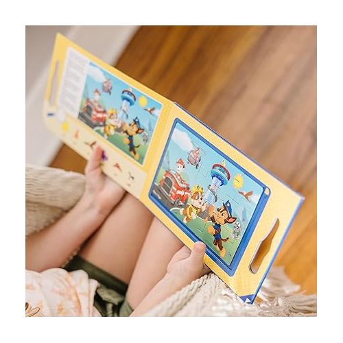  Melissa & Doug PAW Patrol Take-Along Magnetic Jigsaw Puzzles (2 15-Piece Puzzles) - FSC Certified