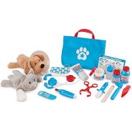Melissa & Doug Examine and Treat Pet Vet Play Set (24 pcs) - Kids Veterinary Play Set, Veterinarian Kit For Kids, STEAM Toy, Pretend Play Doctor Set For Kids Ages 3+