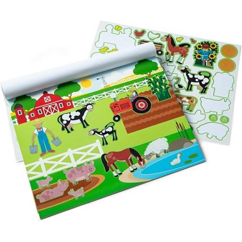  Melissa & Doug Reusable Sticker Pad: Habitats - 150+ Reusable Stickers - FSC Certified