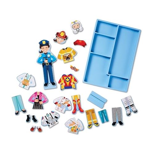  Melissa & Doug Julia Magnetic Dress-Up Wooden Doll Pretend Play Set (25+ pcs)