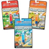 Melissa & Doug Water Wow! - Water Reveal Pad Bundle - Farm, Safari & Under The Sea, Gold, 1 Count (Pack of 3)