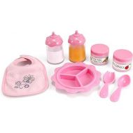 Melissa & Doug Mine to Love Time to Eat Doll Accessories Feeding Set (8 pcs) , Pink